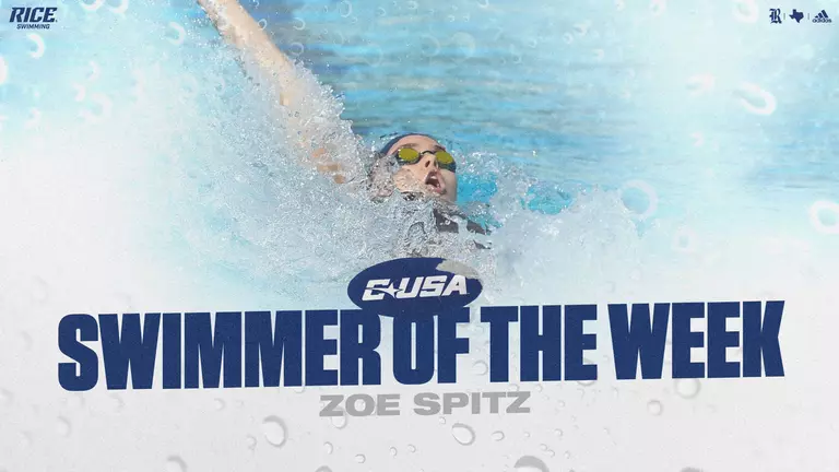 Zoe Spitz Named C-USA Swimmer of the Week
