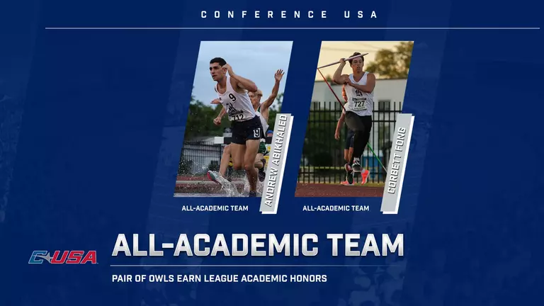 Abikhaled, Fong Selected to C-USA All-Academic Team