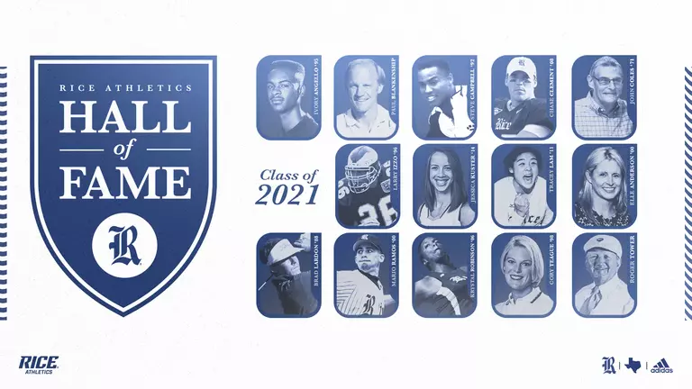 Largest Class Since 1973 to Enter Rice Athletics Hall of Fame