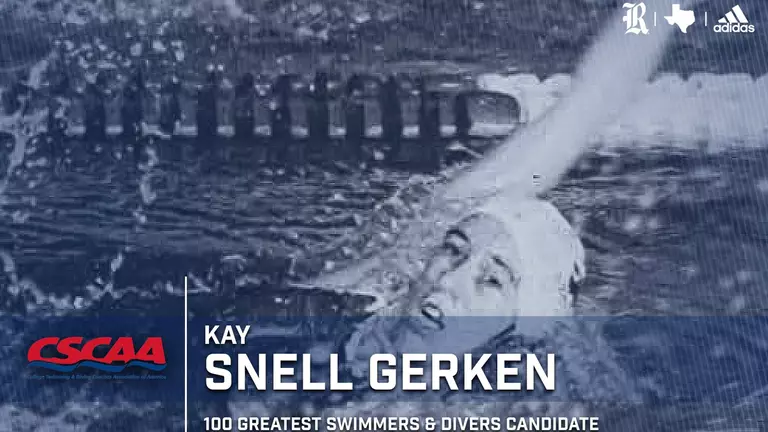 Snell Gerken Candidate for College Swimming's 100 Greatest