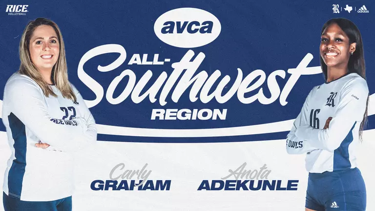 Volleyball Lands Two on AVCA Southwest All-Region Team