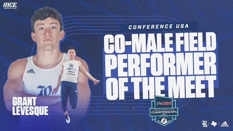 Levesque Earns Co-C-USA Field Performer of the Meet
