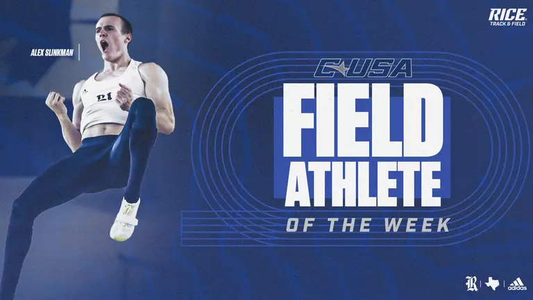 Slinkman Repeats as C-USA Field Athlete of the Week