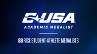 Owls Garner 83 C-USA Academic Medals
