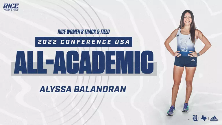 Balandran Selected to C-USA All-Academic Team