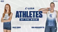 Forbes, Gunnarsdottir Sweep C-USA Weekly Awards