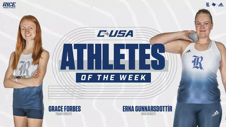 Forbes, Gunnarsdottir Sweep C-USA Weekly Awards