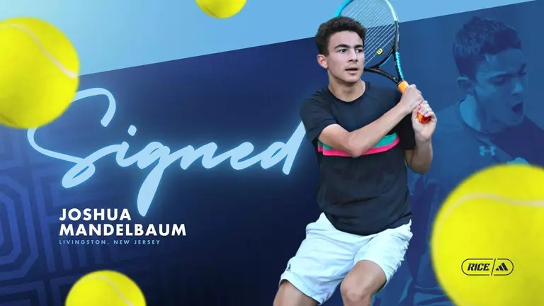 Men's Tennis Signs Joshua Mandelbaum for 2024-25