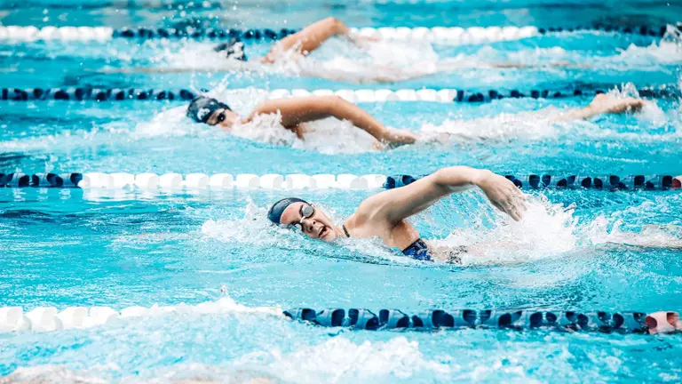 Owls Sweep Podium in 500-Yard Freestyle Versus Texas A&M