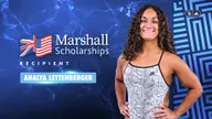 Swimming's Ahalya Lettenberger Named a 2024 Marshall Scholar