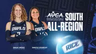 Rice's Courtley and Weske Named to AVCA South All-Region Team