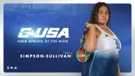 Simpson-Sullivan Named C-USA Field Athlete of the Week