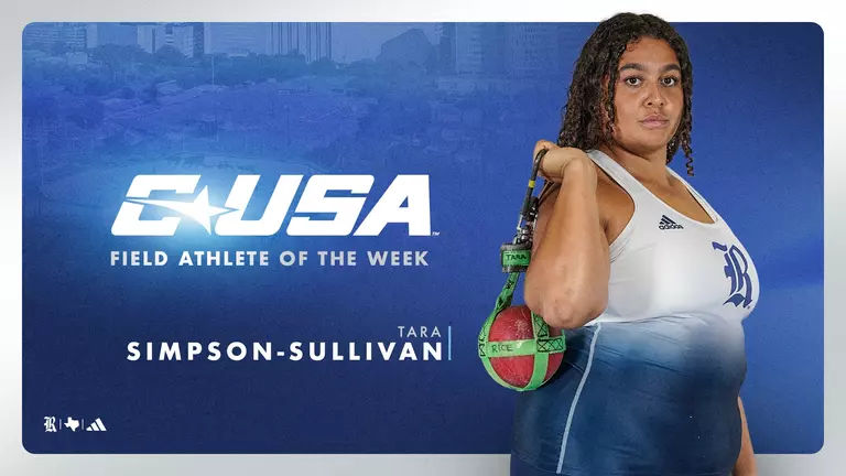 Simpson-Sullivan Named C-USA Field Athlete of the Week