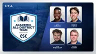 Men’s T&F has Four Named CSC Academic All-District