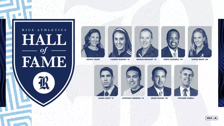 Rice Athletics Announces One of Its Most Accomplished Hall of Fame Classes