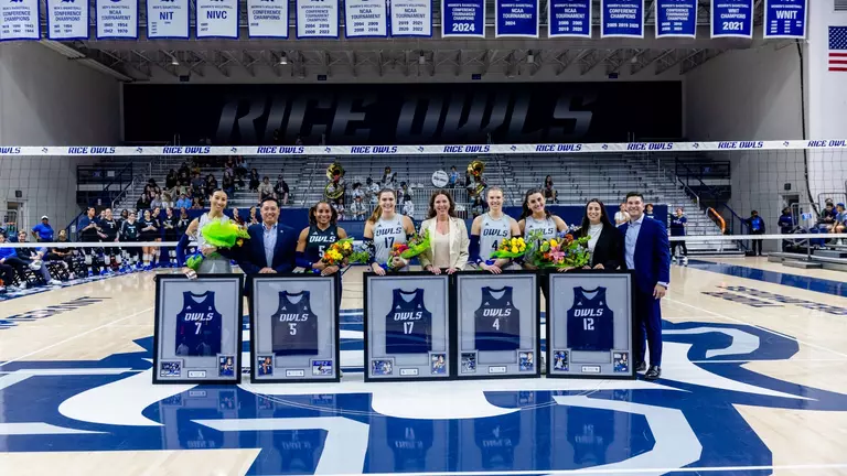 Rice Earns Senior Night Victory over Memphis