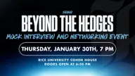 Join Us for Beyond the Hedges 2025: A Unique Career Development Opportunity for Rice University Student-Athletes