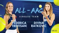 Trevisan and Ratkovic Named to AAC Women's Tennis All-Conference Team