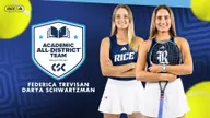 Trevisan and Schwartzman Named to CSC Academic All-District Women’s Tennis Team