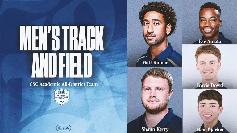 Men’s Track & Field Has Five Named CSC Academic All-District