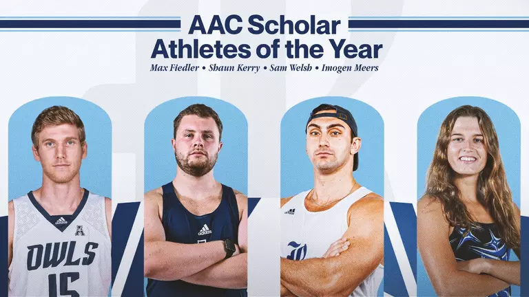 Four Owls Named AAC Scholar-Athletes of the Year