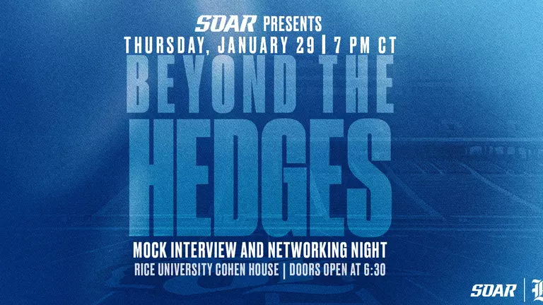 Beyond the Hedges 2026: A Premier Professional Engagement Opportunity with Rice Student-Athletes