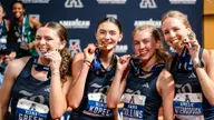 Rice’s DMR Title Highlights Day One of AAC’s