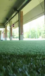 Golf Facility Adds Turf Lined Tees And Covered Putting Green