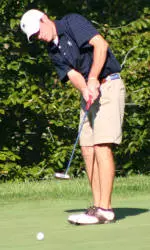Utley Tied For Lead As Men's Golf In Third At ODU/Seascape