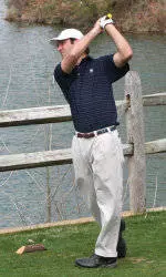 Men's Golf Playing In Atlantic 10 Championship