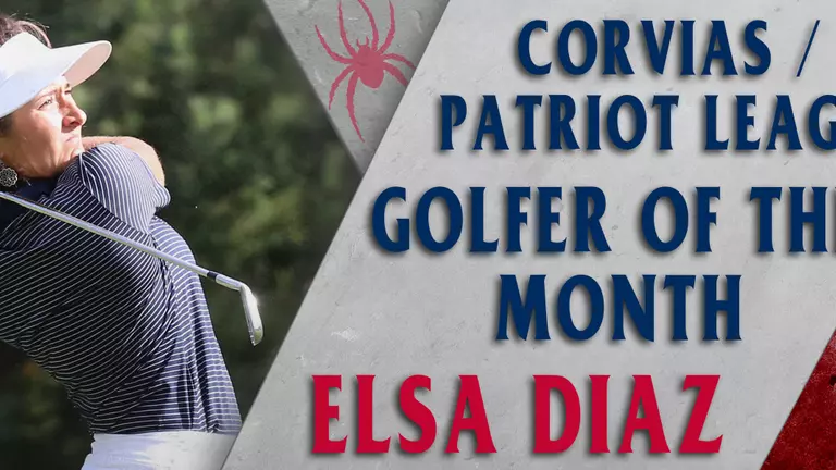 Diaz Named Patriot League Golfer Of The Month