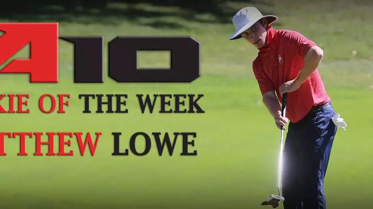 Matthew Lowe Earns Atlantic 10 Rookie of the Week Accolades