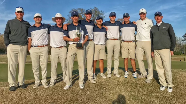 Men's Golf Downs VCU, Wins Black & Blue Cup
