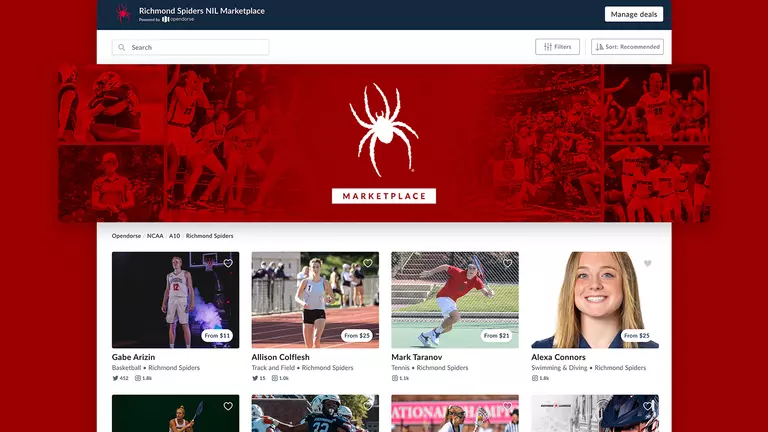 Richmond Athletics Launches Official NIL Marketplace