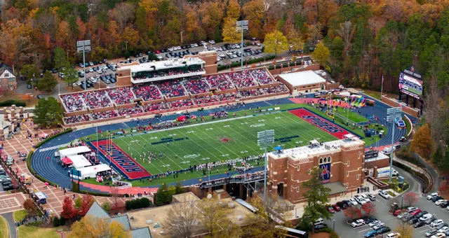 Robins Stadium drone shot
