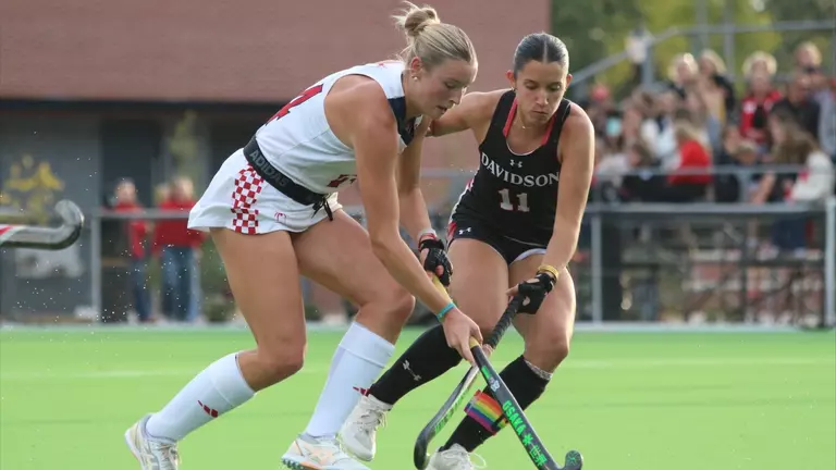 Miller Spurs Spider Field Hockey to Double OT Win Over Davidson