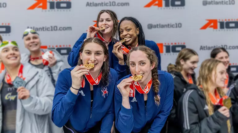 Spiders Break School Record on the Second Day of Atlantic 10 Championships