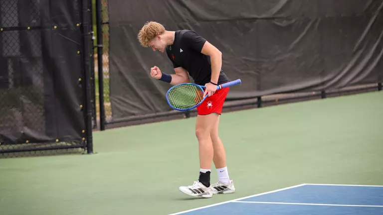 Men’s Tennis Dominates Duquesne for First A-10 Win