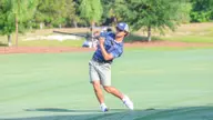 Baez First, Spiders Fourth After 18 Holes at A-10 Championship