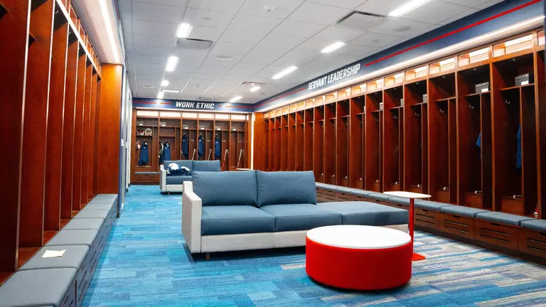 GALLERY: New Spider Locker Rooms Unveiled inside Robins Center