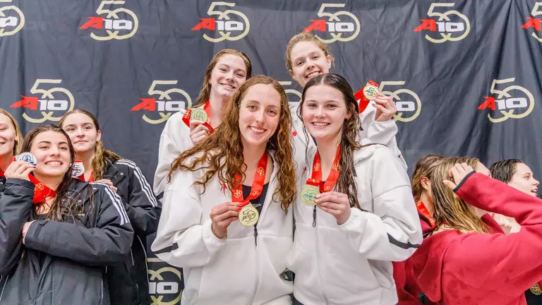 Spider Relays Capture Gold and Silver Medals, Set School Record