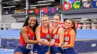 Richmond Wins Gold in Distance Mixed Relay at A-10 Championships