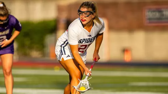 Alexis Morton setting up for 8-meter