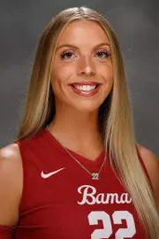 2026 Alabama Volleyball Kyla Dunaway Headshot
