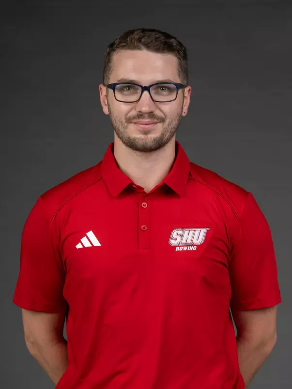Assistant coach Dawson Shyne-Appignani. The SHU Women's Rowing team photos taken at the Pitt Center, Sacred Heart University, Fairfield, CT. Thursday, September 7, 2023. Photo by: Mark F. Conrad