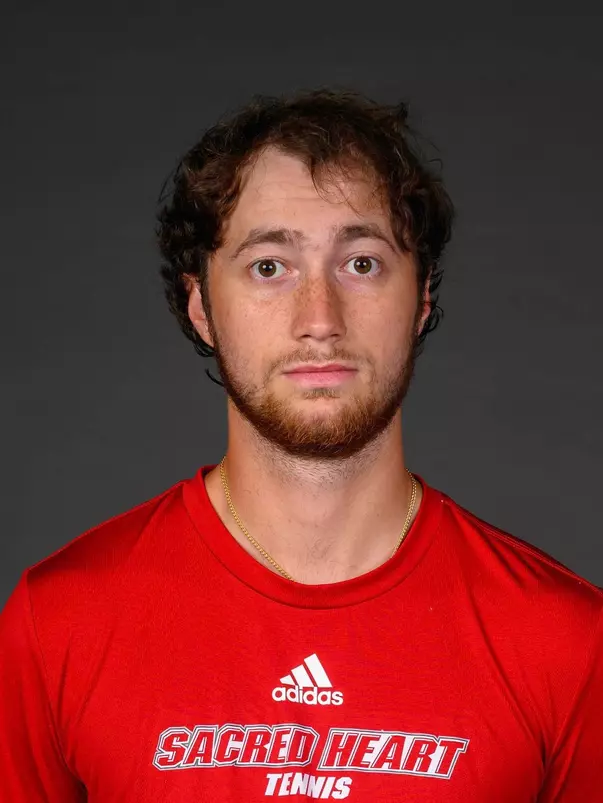 Charlie Levinson. The SHU Men's & Women's Tennis team photos taken at the Pitt Center, Sacred Heart University, Fairfield, CT. Monday, September 25, 2023. Photo by: Mark F. Conrad
