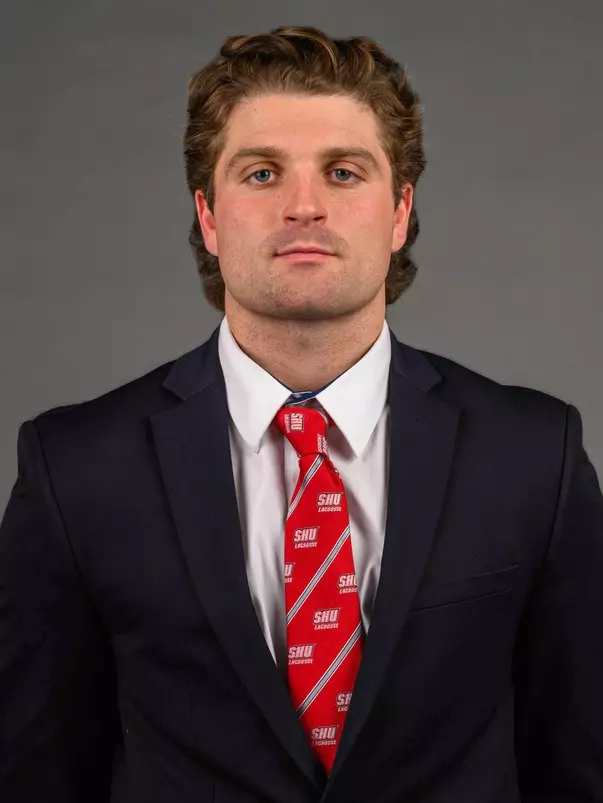 Carson Spooner. The SHU Men's Lacrosse team photos taken today at the Pitt Center Sacred Heart University Fairfield, CT. Monday, December 4, 2023. Photo by: Mark F. Conrad