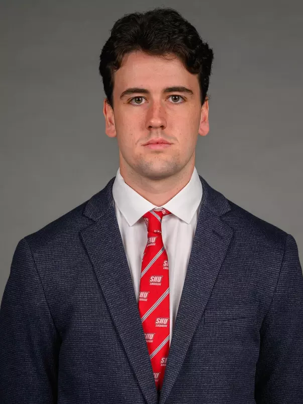 Colby Helfrich. The SHU Men's Lacrosse team photos taken today at the Pitt Center Sacred Heart University Fairfield, CT. Monday, December 4, 2023. Photo by: Mark F. Conrad
