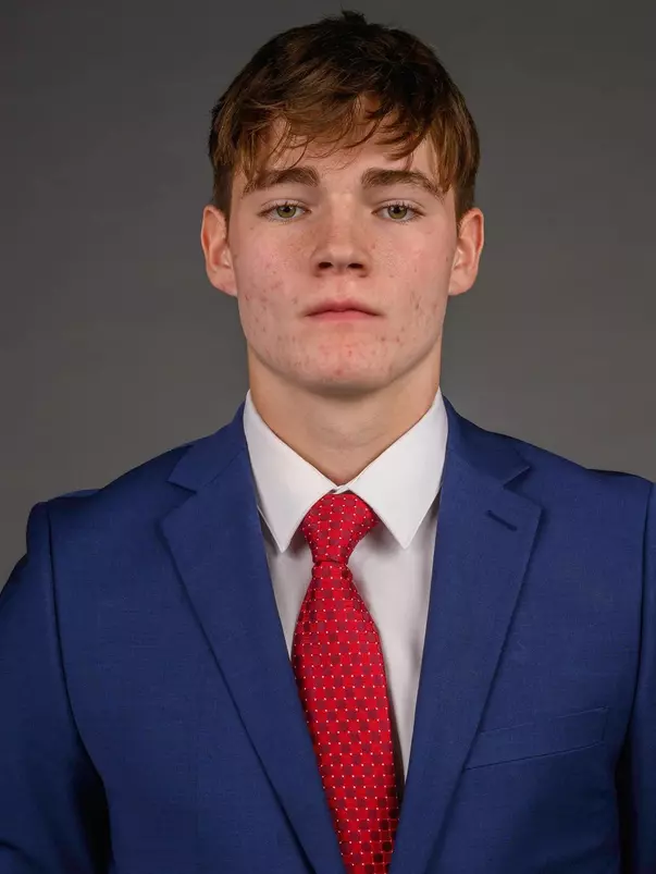 Garrett Mangels. The SHU Men's Lacrosse team photos taken today at the Pitt Center Sacred Heart University Fairfield, CT. Monday, December 4, 2023. Photo by: Mark F. Conrad