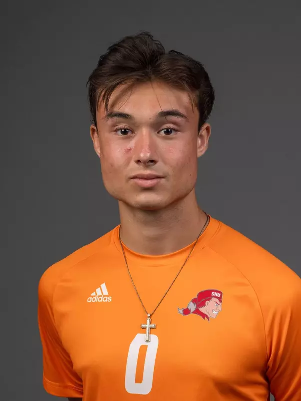 Anthony Montana.The SHU Men's Soccer team photos taken at the Pitt Center, Sacred Heart University, Fairfield CT. Wednesday, August 9, 2023. Photo by: Mark F. Conrad